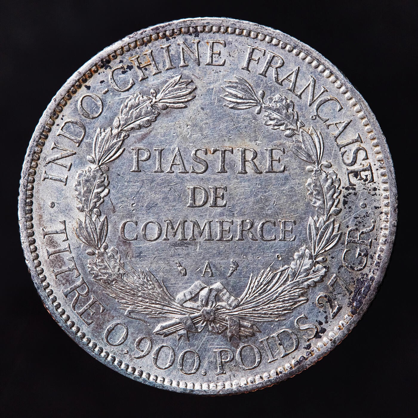 【俄甄集藏】满园春色-2026年(051)04-22星期三 晚 19:30 全场包邮 法属印度支那1901年A版1皮阿斯特坐洋大银币，原光品相