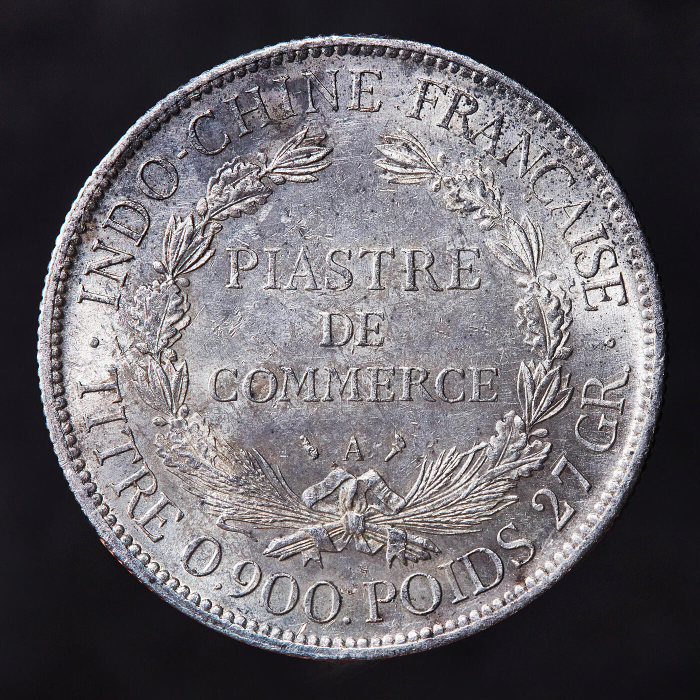 【俄甄集藏】满园春色-2026年(051)04-22星期三 晚 19:30 全场包邮 法属印度支那1898年A版1皮阿斯特坐洋大银币，原光品相