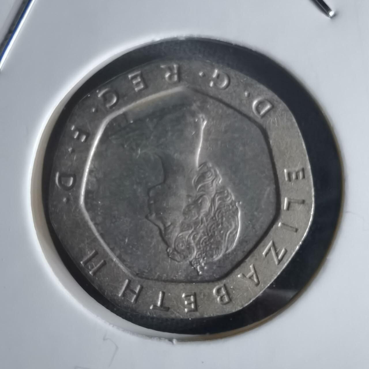 沼泽如烟--第1048场 英国1982年20便士