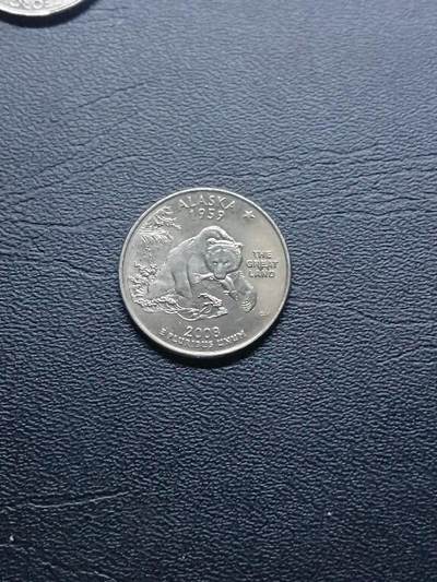 松南世界钱币——260409 - 美国25美分纪念币镍币2