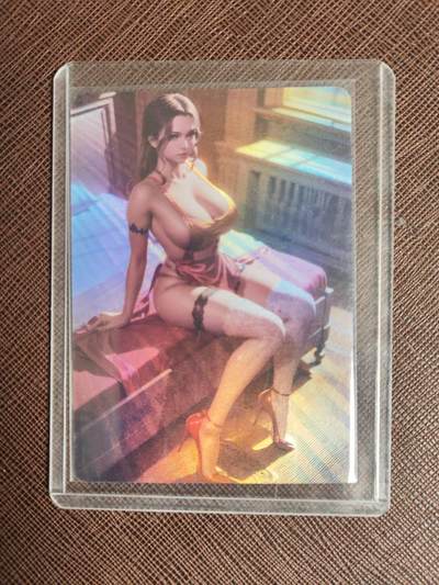 第109期阳大大卡牌拍卖第109期（持续收拍品，周五晚上九点截拍，进群福利早知道） - 生化危机特藏卡 艾・达王 彩闪 带卡夹