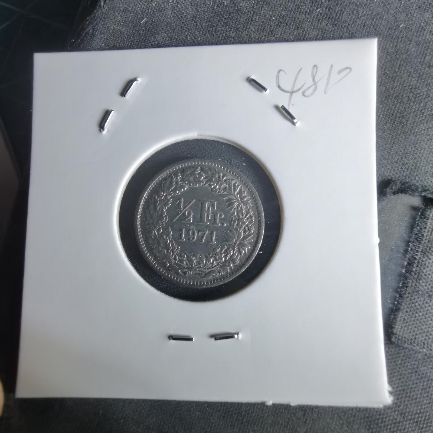 沼泽如烟--第1048场 瑞士1971年半法郎