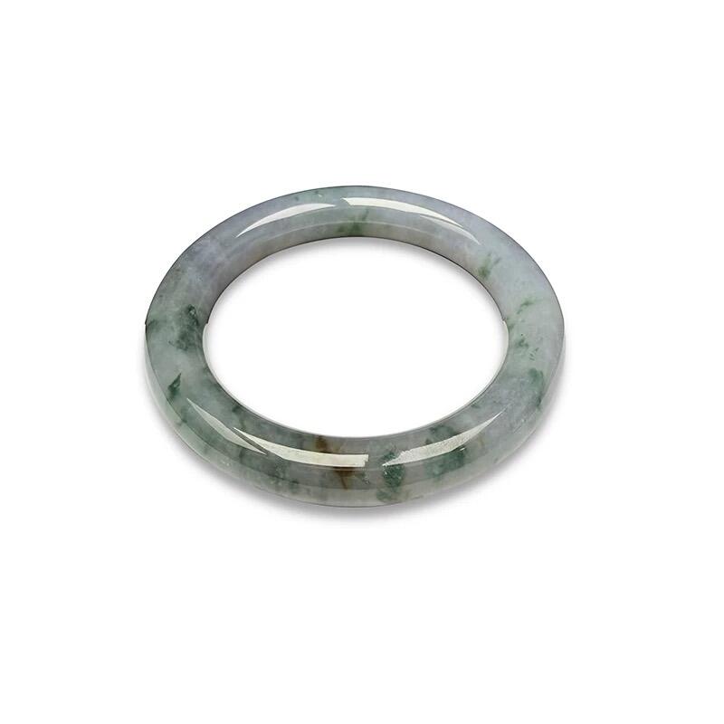 新品A货正品翡翠紫罗兰油青乌鸡果绿玉镯手串挂件