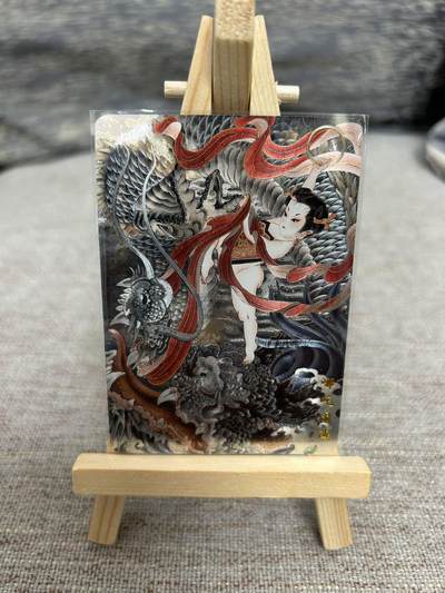 喜灰玩卡拍卖第七期，接拍品0佣金，欢迎送拍，释放现金流，让自己有资金可以购买更多喜欢的卡牌，让别的卡友能淘到更多心仪的卡牌 - 山河潮玩 心染老师绘  哪吒闹海 半粗