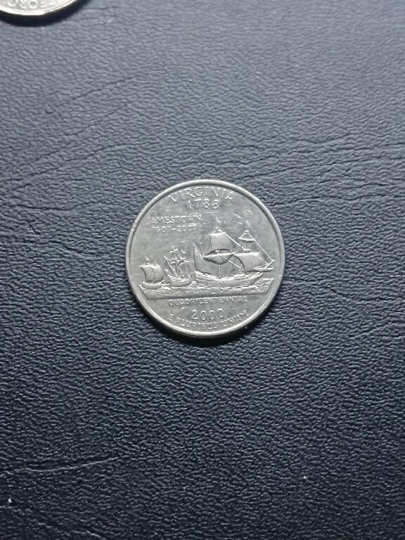 松南世界钱币——260409 美国25美分纪念币镍币10