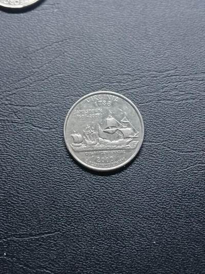 松南世界钱币——260409 - 美国25美分纪念币镍币10