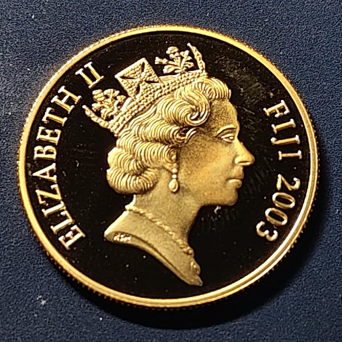 【全场包邮】纯粹捡漏拍521场 【金币】斐济2003年100元德国世界杯精制纪念金币【7.78克58.5%】-盒证全