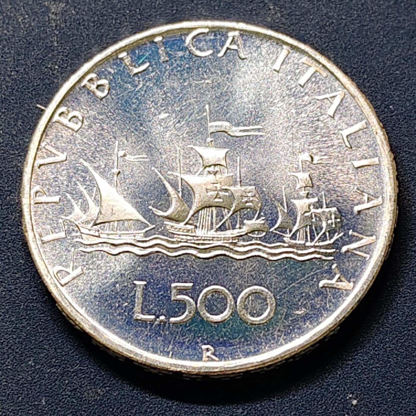 【全场包邮】纯粹捡漏拍521场 意大利帆船女神500里拉银币【29毫米11克83.5%】