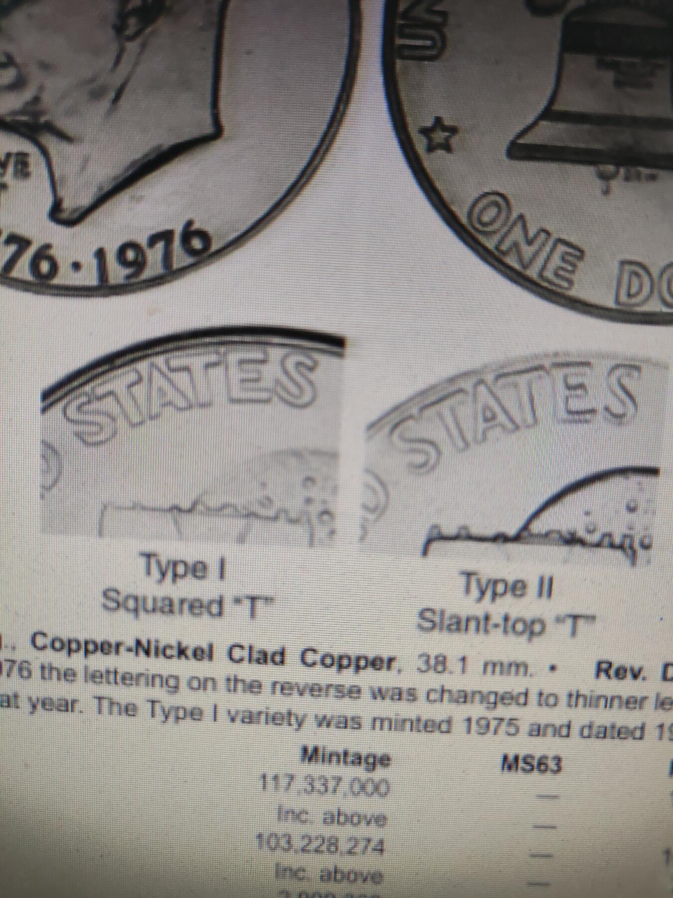 2026年第四十三场(总第二百一十二场）外国好品散币场(免佣金) 美国🇺🇸1976年1元(美国独立200周年纪念币，细体字Type 2版本)