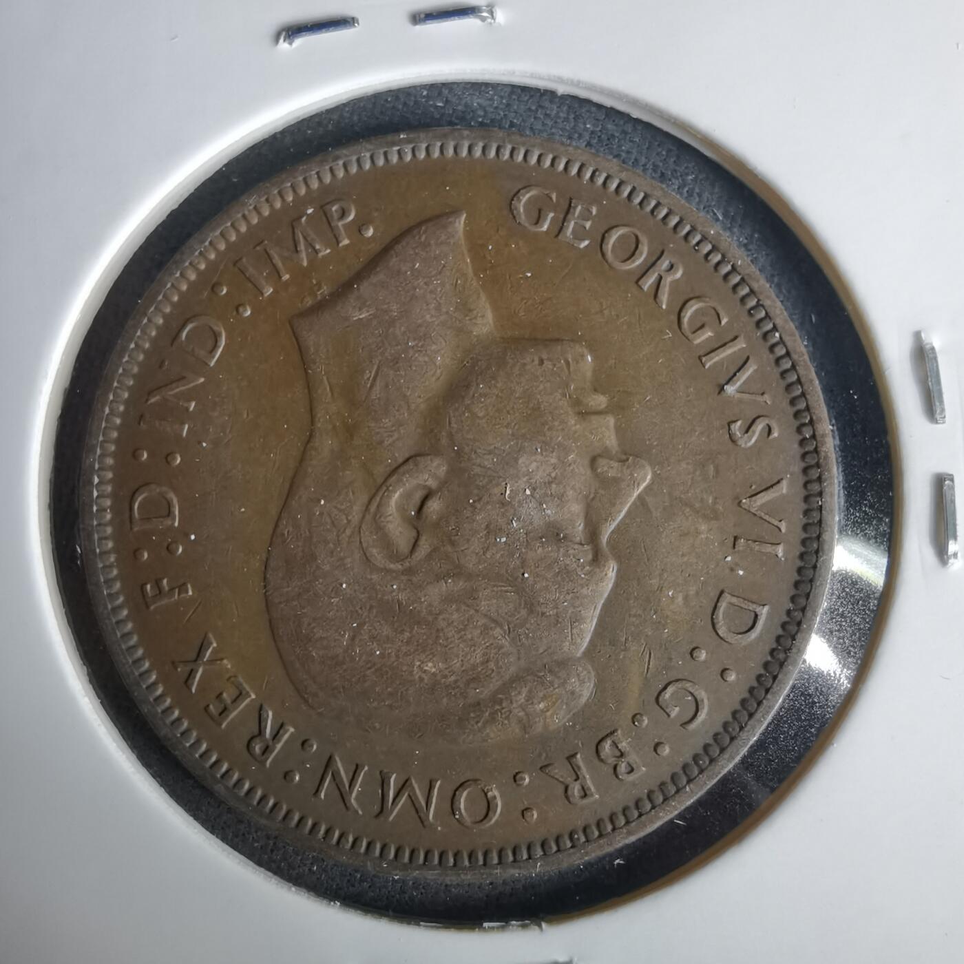 沼泽如烟--第1049场 英国1947年1便士