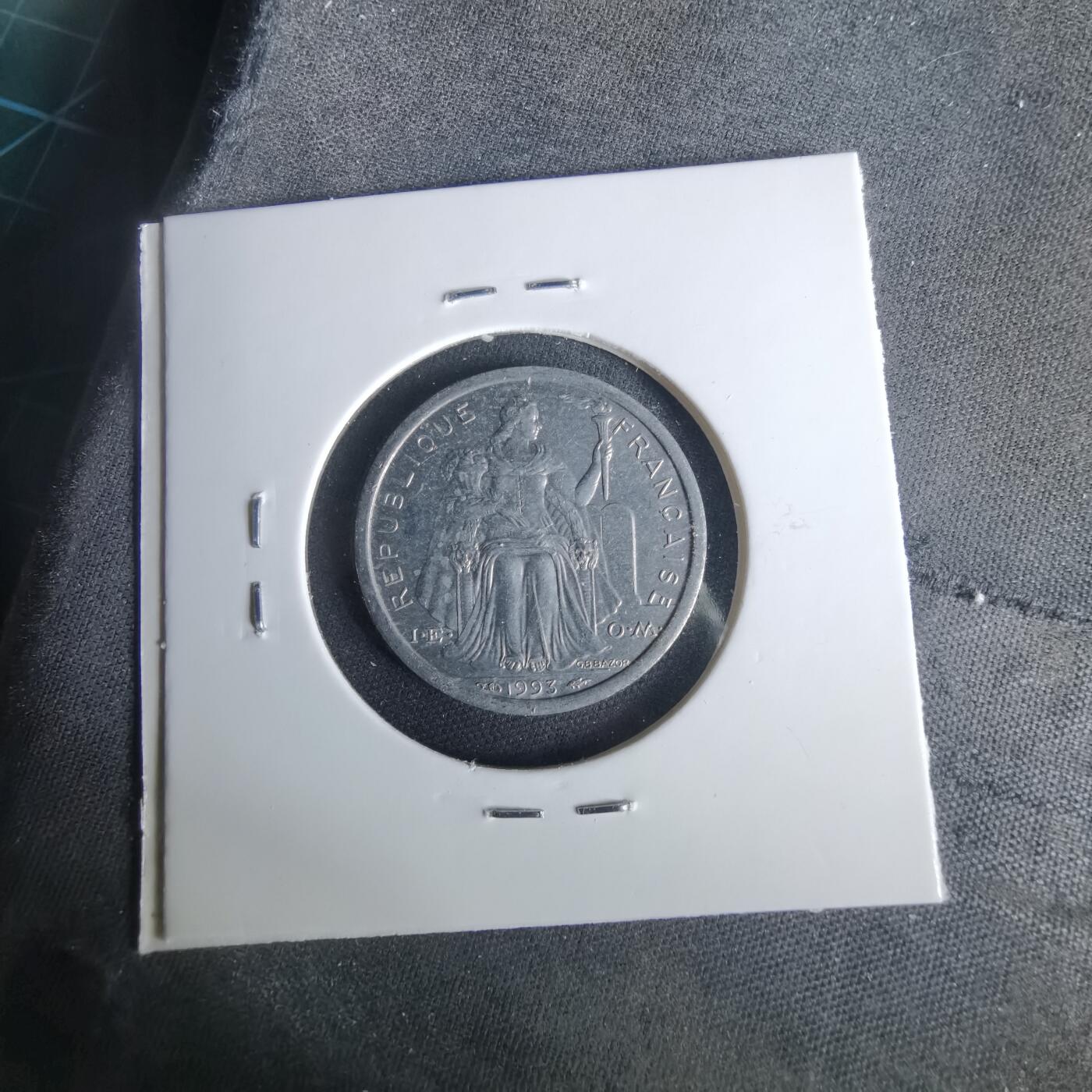 沼泽如烟--第1049场 法属波利尼西亚1993年1法郎