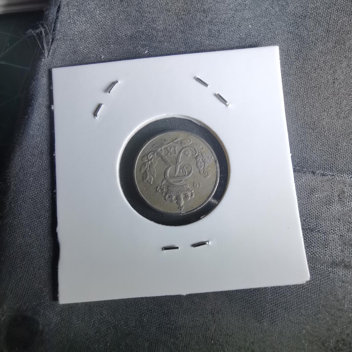 沼泽如烟--第1048场 丹麦1957年10欧尔