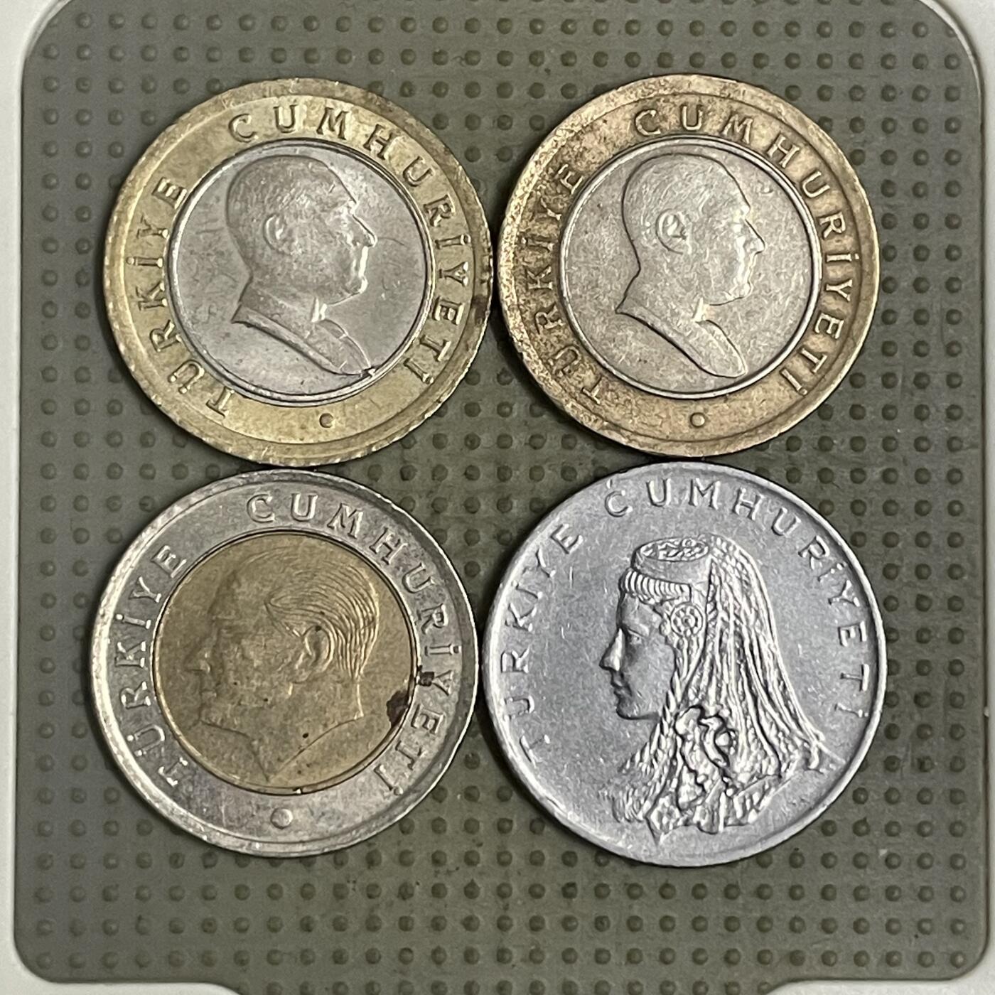 2026年第43场各国散币拍卖（总第193场） 土耳其50库鲁斯4枚