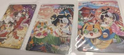 秋原瞳的小店第四十一期——盛夏的时光，即将如约而至 - 卡游抽卡机活动卡一组3张