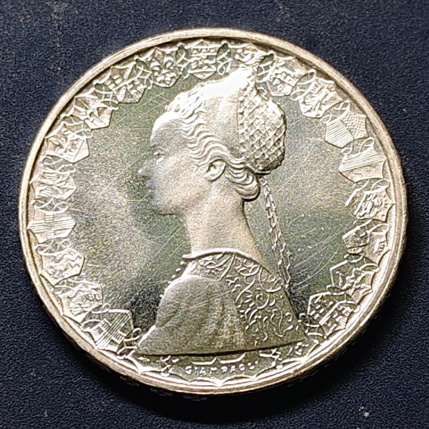 【全场包邮】纯粹捡漏拍521场 意大利帆船女神500里拉银币【29毫米11克83.5%】