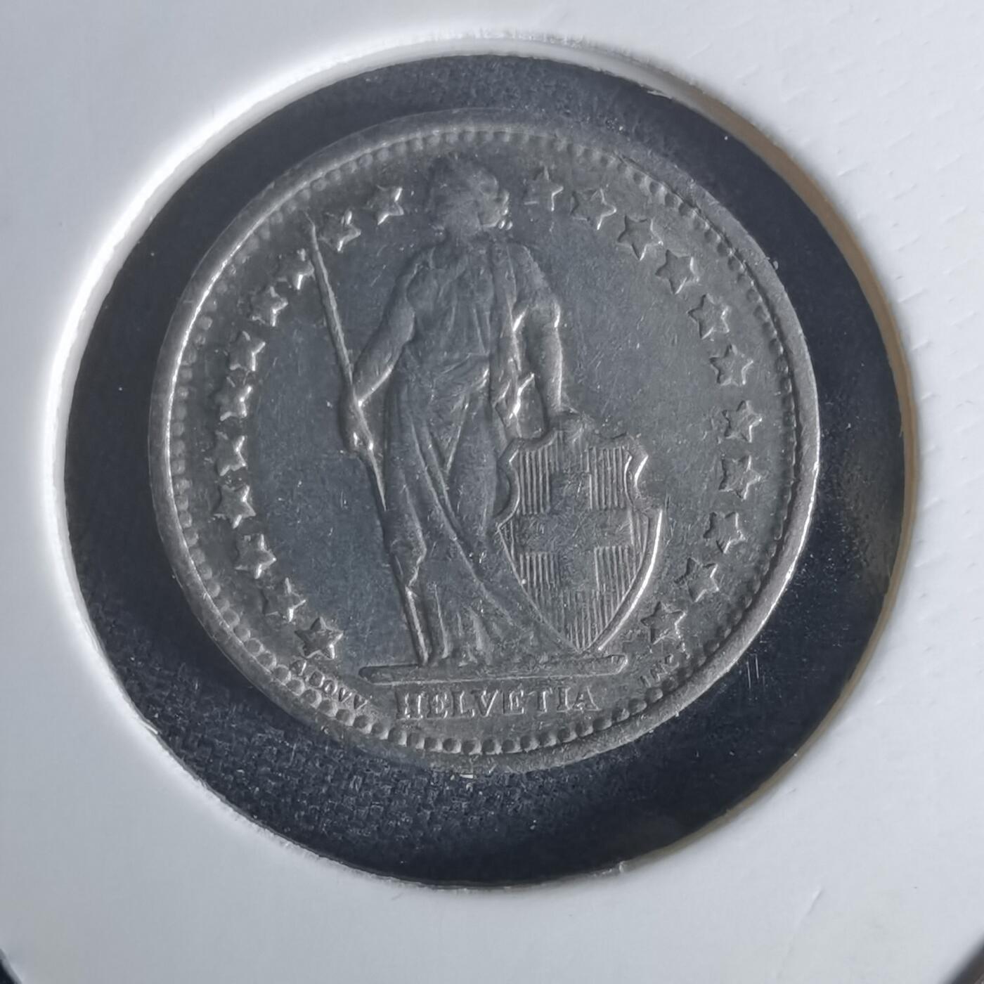 沼泽如烟--第1048场 瑞士1971年半法郎