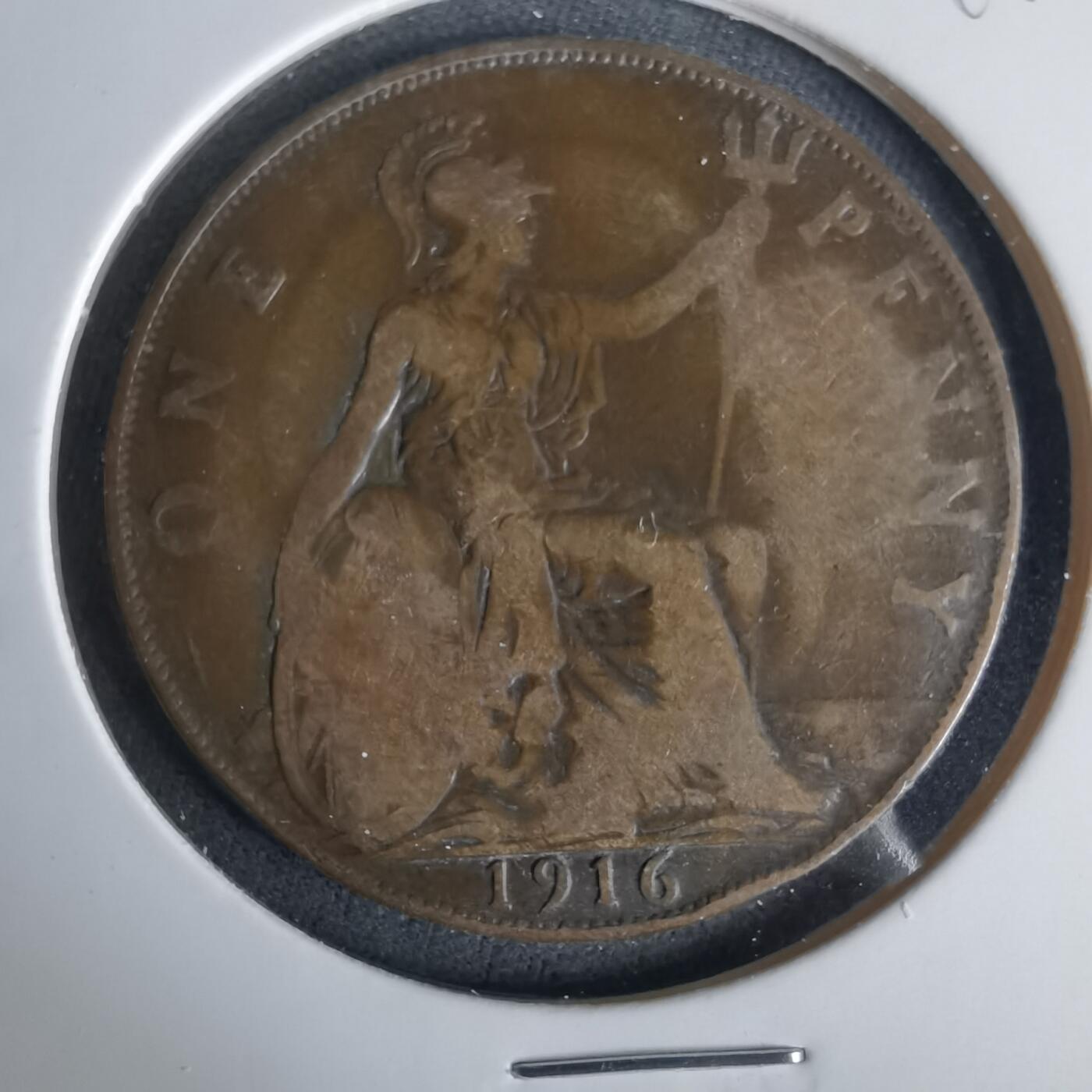 沼泽如烟--第1049场 英国1916年1便士