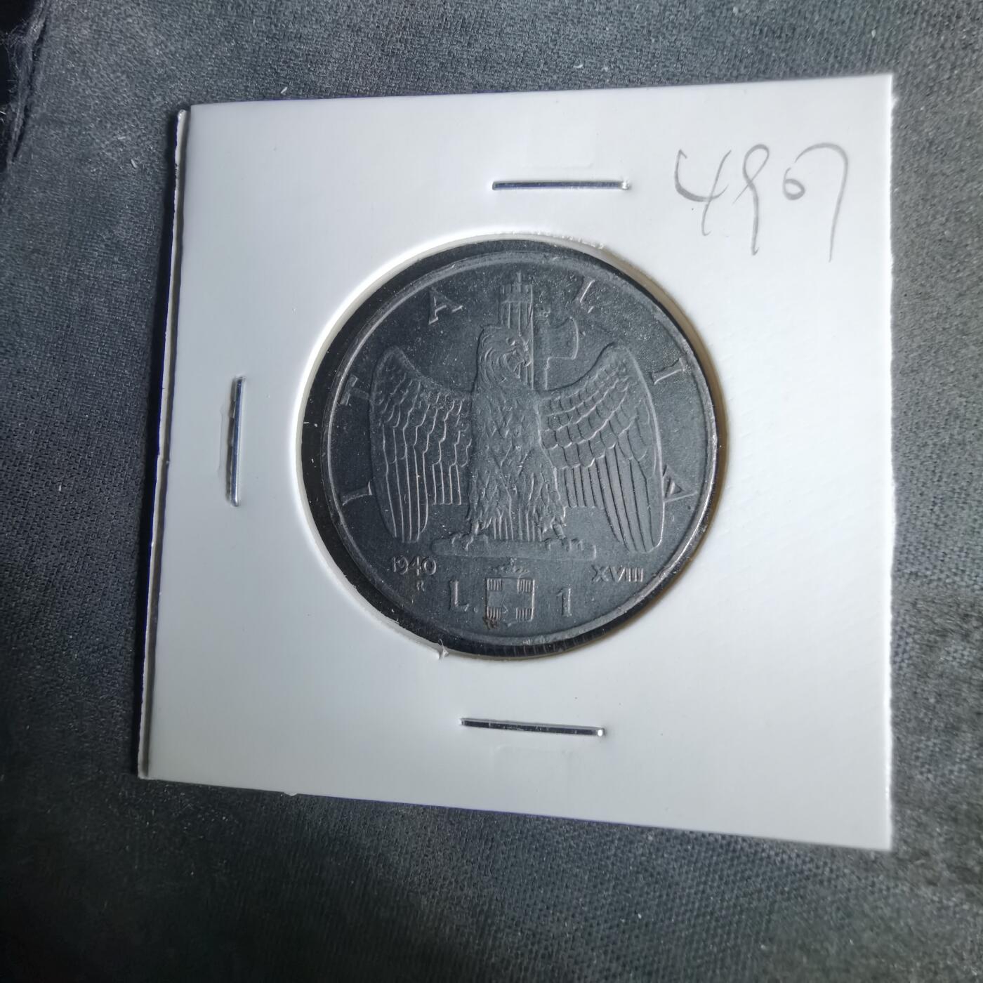 沼泽如烟--第1049场 意大利1940年1里拉