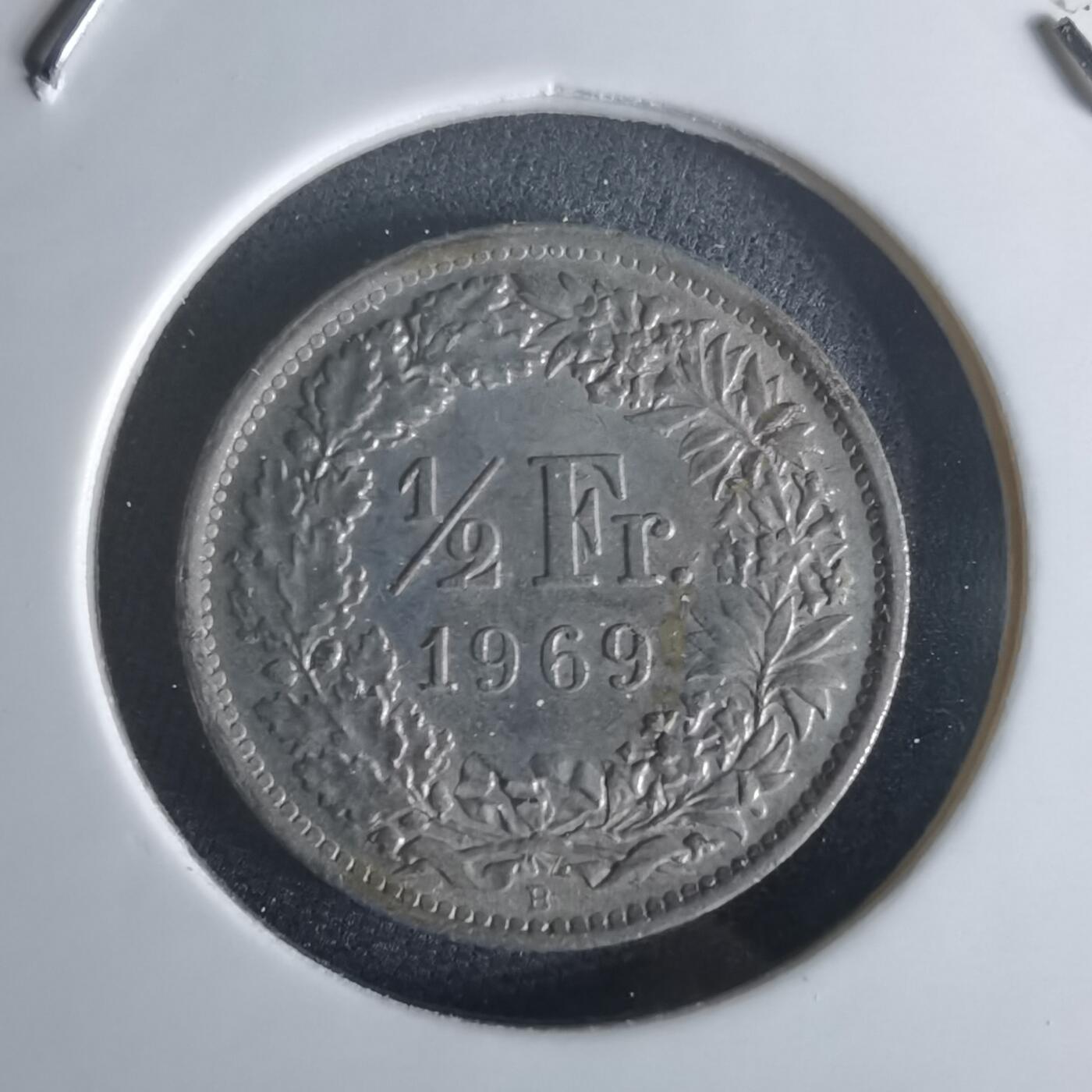 沼泽如烟--第1048场 瑞士1969年半法郎