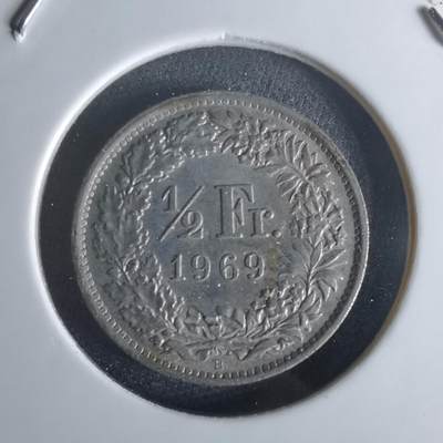 沼泽如烟--第1048场 - 瑞士1969年半法郎