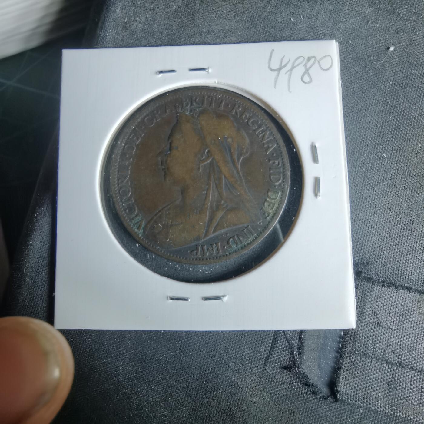 沼泽如烟--第1049场 英国1901年1便士