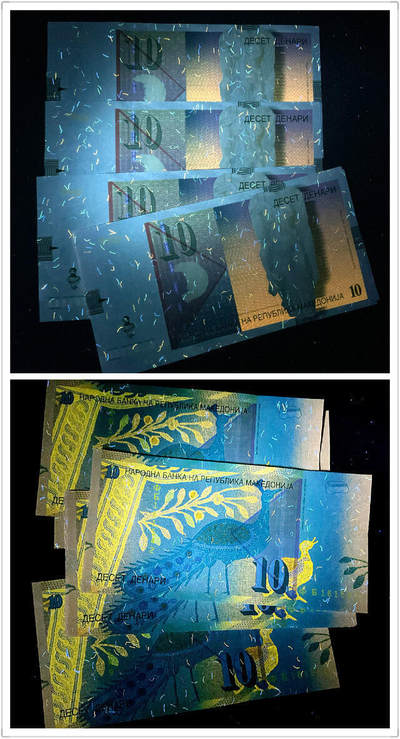 【礼羽收藏】🌏世界钱币拍卖第132期 - 日本+马其顿(绝品)标十连各1组共:20张均为捆刀拆出:① 日本100日元B号券板垣退助1950~1953 昭和25至28年发行②马其顿10第纳尔蓝孔雀2008年版(注此为纸质钞不是天量塑料钞)