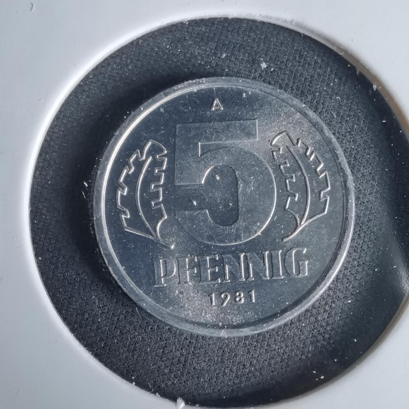 沼泽如烟--第1049场 东德1981年5芬尼