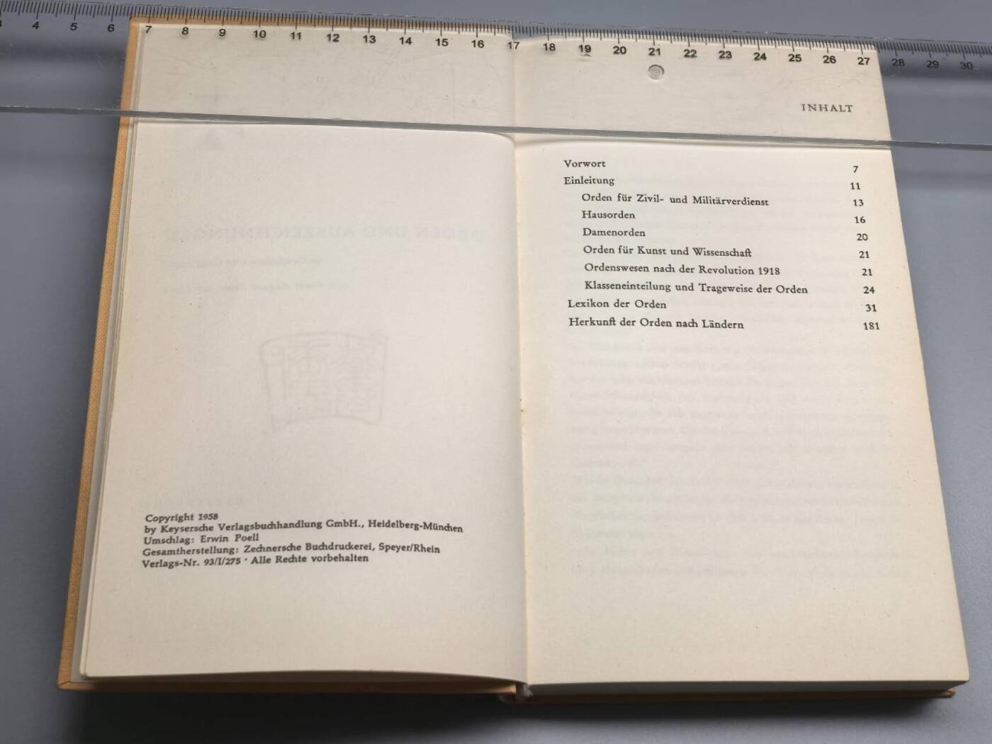 小驴勋章奖章收藏4月11日周六晚六点拍卖（珍爱和平，收藏战争，铭记历史，勿忘国耻，忠党爱国。有偿代拍，送拍规则在简介最后，参拍须阅读规则后再参拍，关系到运费包装发货时效真假辨别等关键信息，拍卖时不再发原图，看大图店主微信码在拍卖店铺介绍里） 德国《勋章与荣誉：历史与当代》，作者：恩斯特．奥古斯特．楚尔．利珀亲王，1958年出版，（含中世纪欧洲勋章体系、德国1806-1945年还有战后勋章体系）