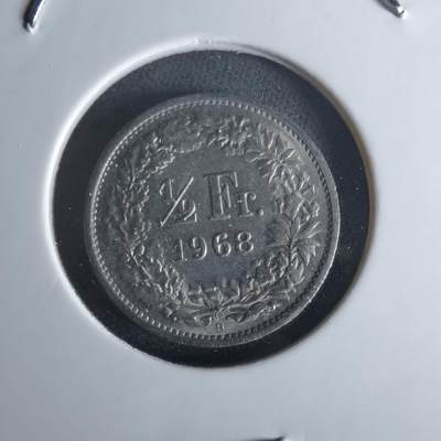 沼泽如烟--第1048场 - 瑞士1968年半法郎