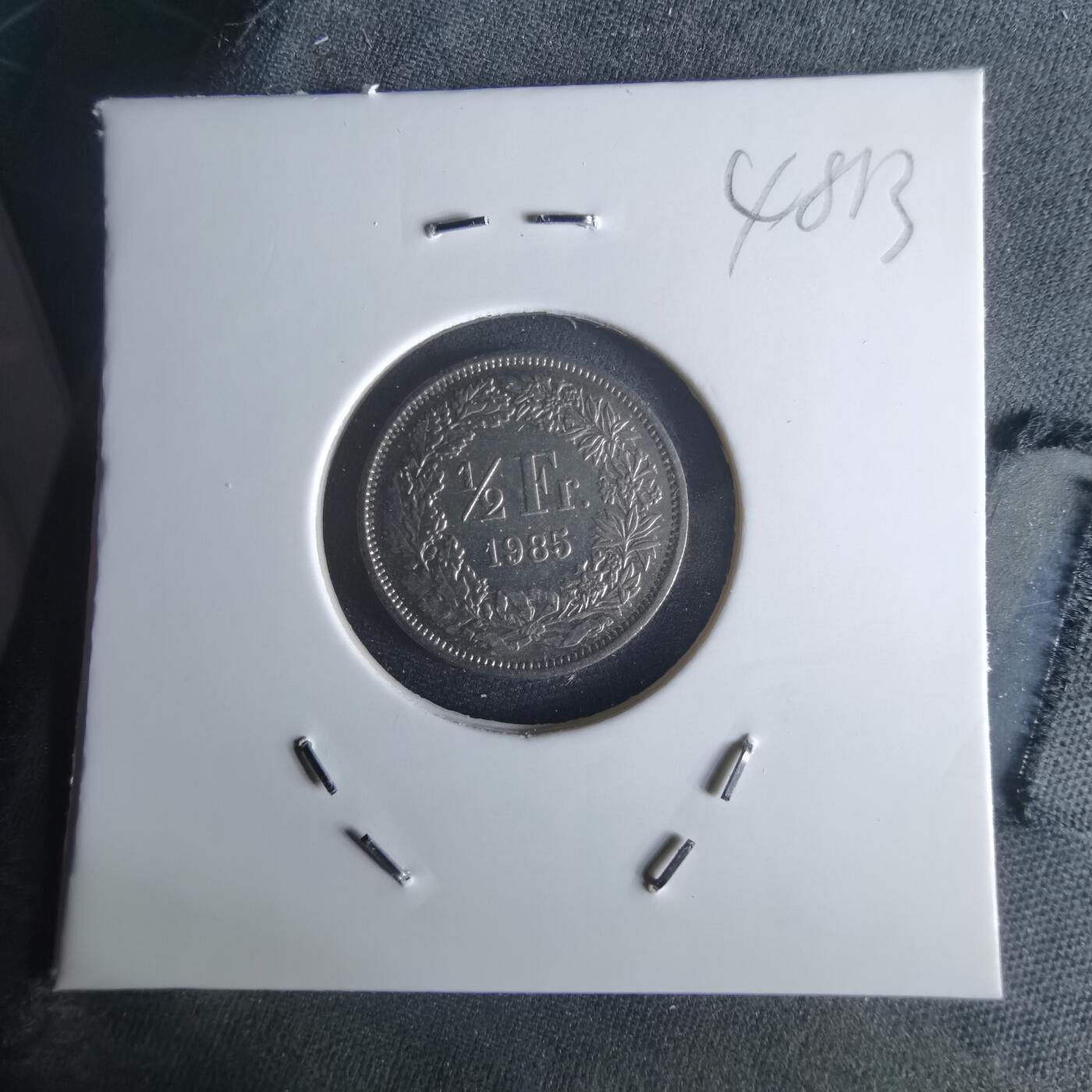 沼泽如烟--第1048场 瑞士1985年半法郎