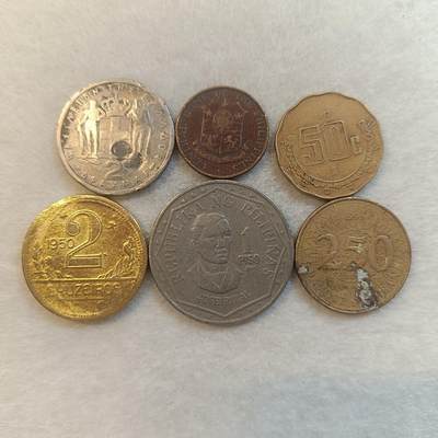 君烨收藏 0元起拍 散币场 每天一场 可留存 第24场 周日发货 - 16散币6枚