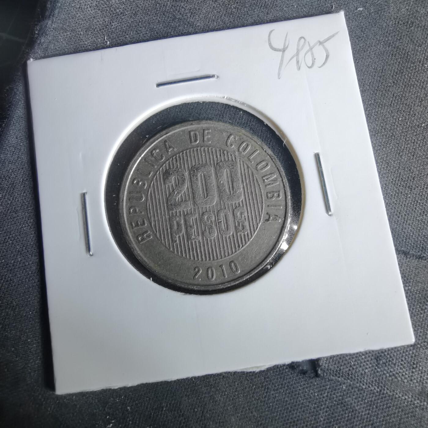 沼泽如烟--第1049场 哥伦比亚2010年200比索