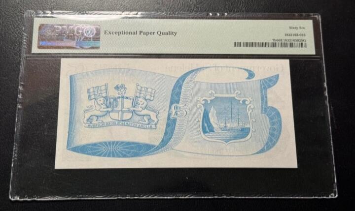 2026四月第二期，总第223期 圣赫勒拿1981版5镑PMG66epq 嘉德大勋章女王·