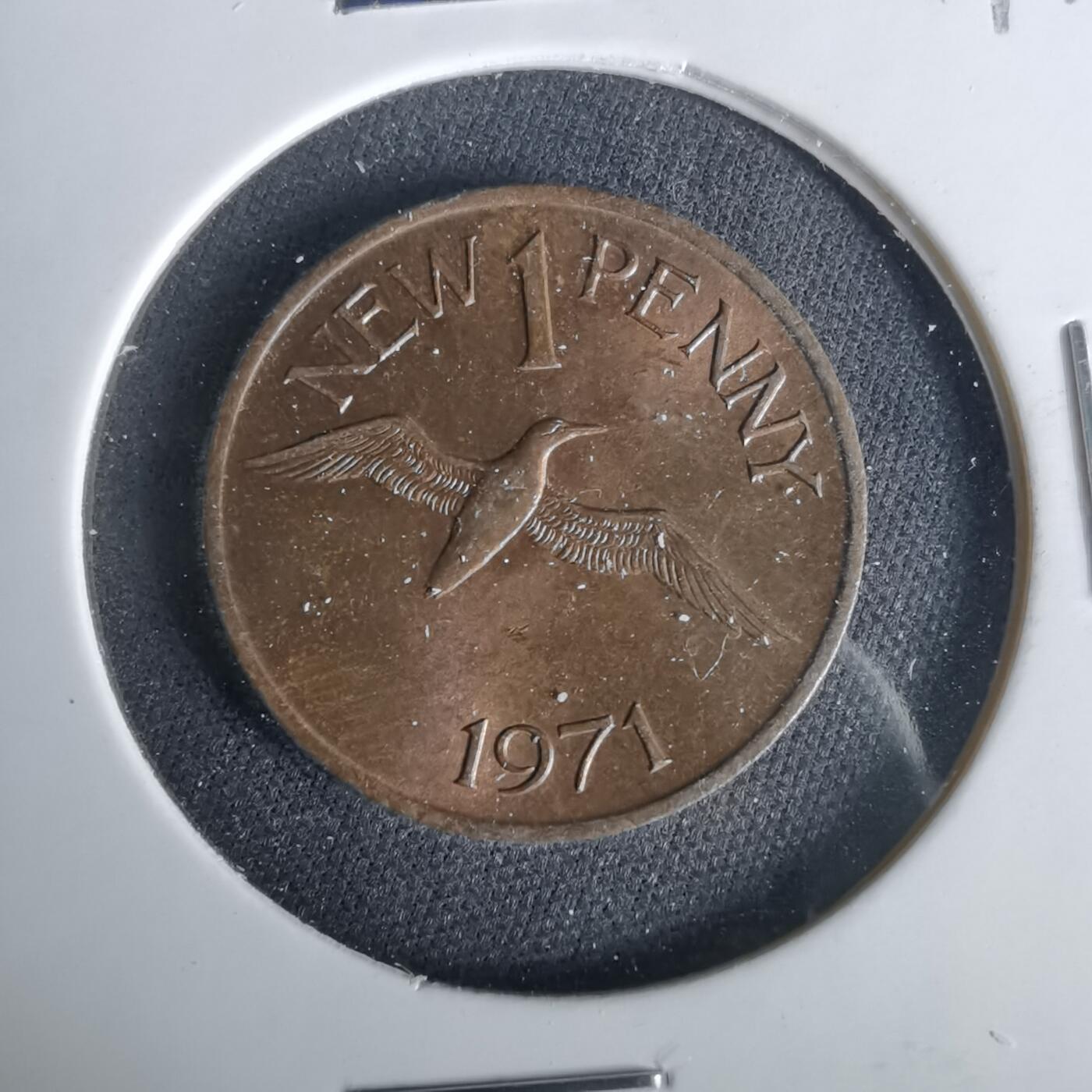 沼泽如烟--第1049场 根西1971年1便士