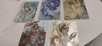 秋原瞳的小店第四十一期——盛夏的时光，即将如约而至 - 卡游三国精选一组人物卡，4女➕吕布，附送4张新图