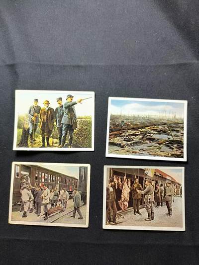 云宸嘉赏-勋臻佳藏四月精品甄选场次（低佣 一元一手） - 德意志帝国 一战战时系列烟卡（西线政治、西线堑壕战、医疗后勤、巴尔干战线）