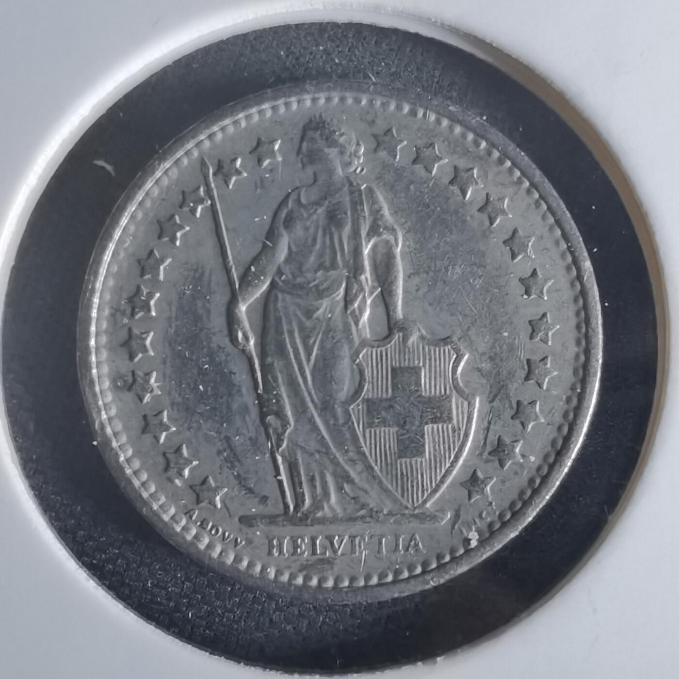 沼泽如烟--第1048场 瑞士1974年半法郎