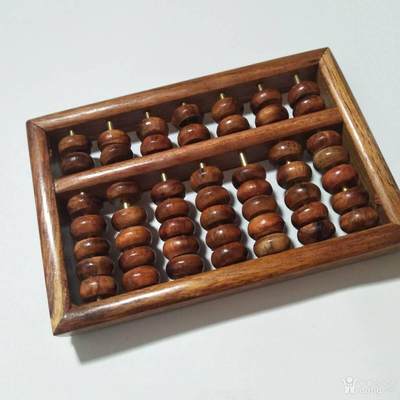 海南黄花梨算盘 - 海南黄花梨算盘