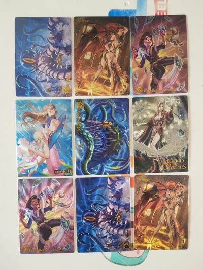 阳大大卡牌拍卖第110期（持续收拍品，周六晚上九点截拍，进群福利早知道） - 【捡漏必备】各家散卡9张