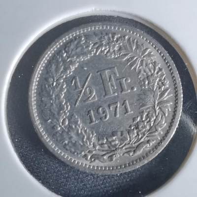 沼泽如烟--第1048场 - 瑞士1971年半法郎