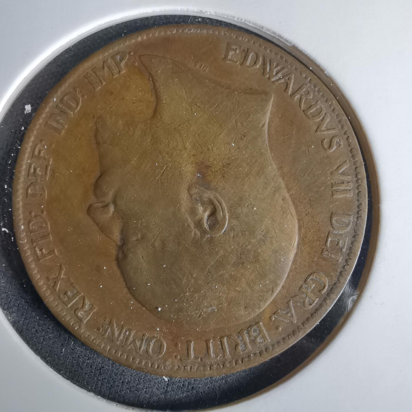 沼泽如烟--第1049场 英国1908年1便士