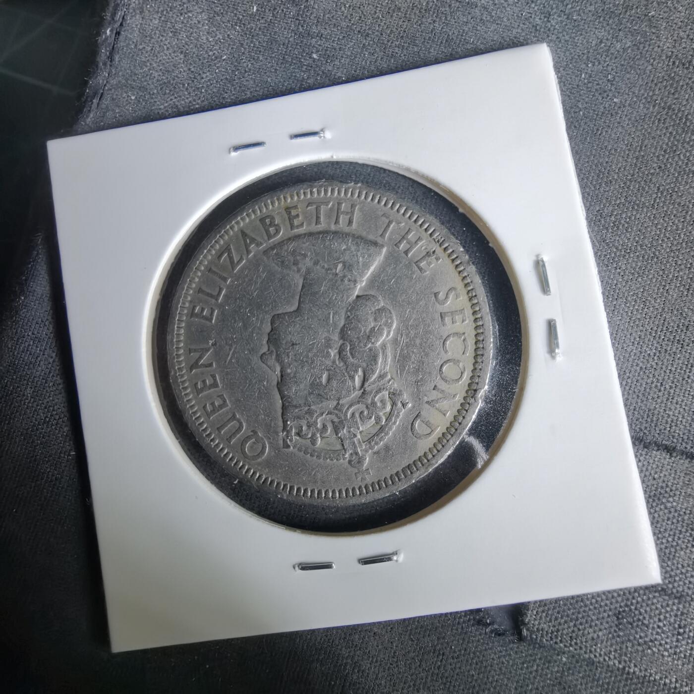 沼泽如烟--第1049场 毛里求斯1964年1卢比