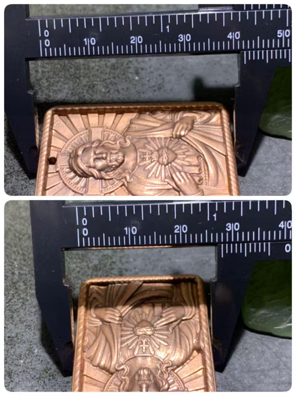 精美紫铜耶稣牌子一个