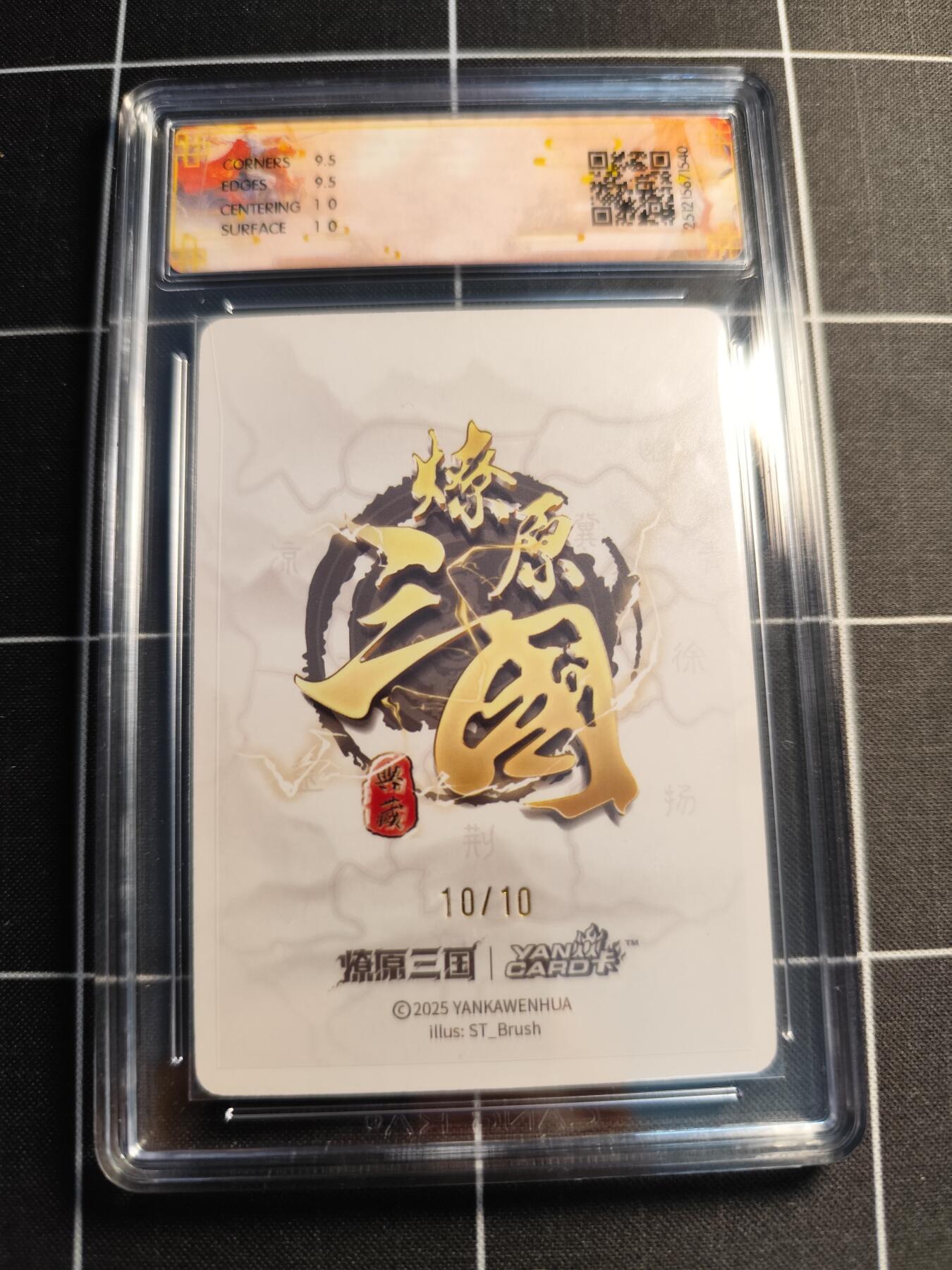 欢迎送拍、零成本上架，释放现金流，合理分配上拍卡品 【浮雕折光亲签10/10】ST刷子 大乔(异画) 10g 焱卡文化＆燎原三国
