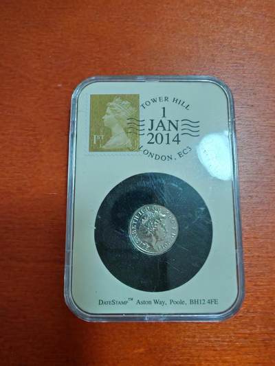 长老汇马年精选第十七场拍卖 - 2014英国造币厂与皇家邮局联合发行邮币5便士首日封装币