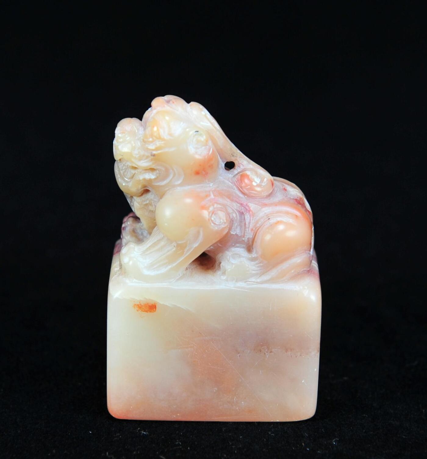  碧月说宝.近现代名家篆刻印章专场-纪晓岚纪念馆原馆长旧藏 寿山古兽钮印章