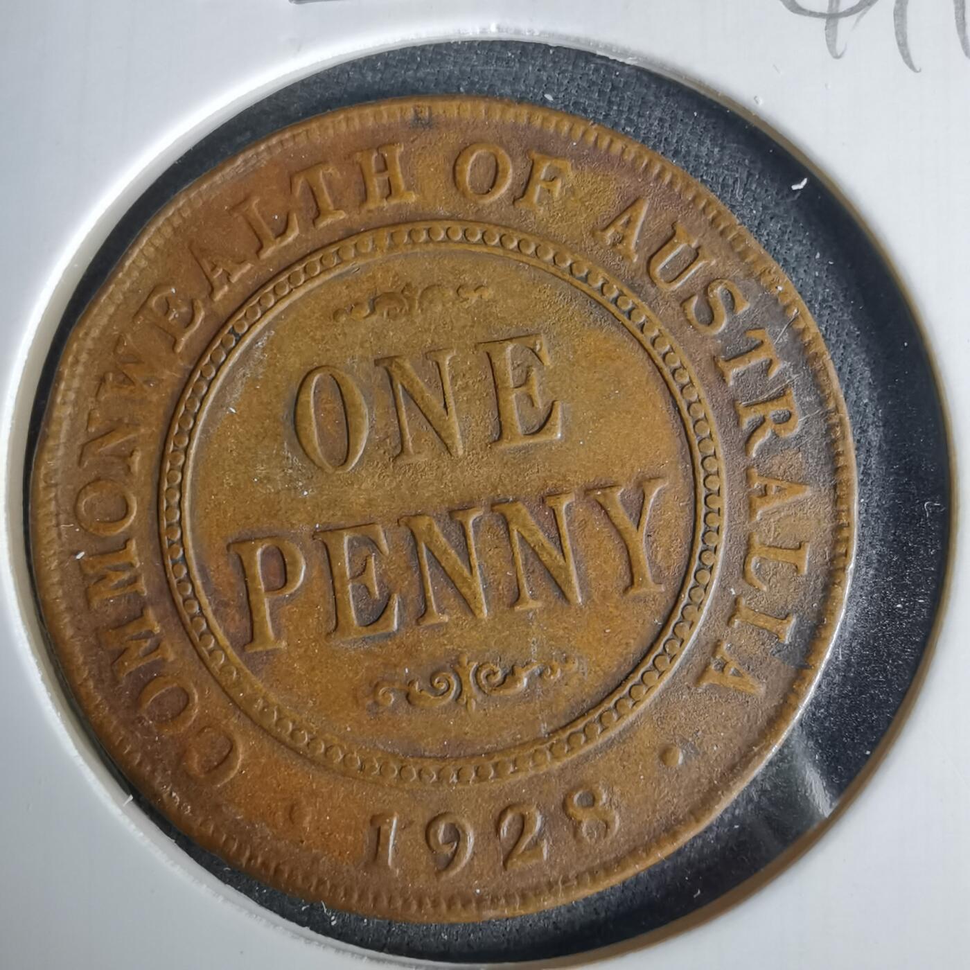 沼泽如烟--第1049场 澳大利亚1928年1便士