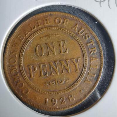 沼泽如烟--第1049场 - 澳大利亚1928年1便士