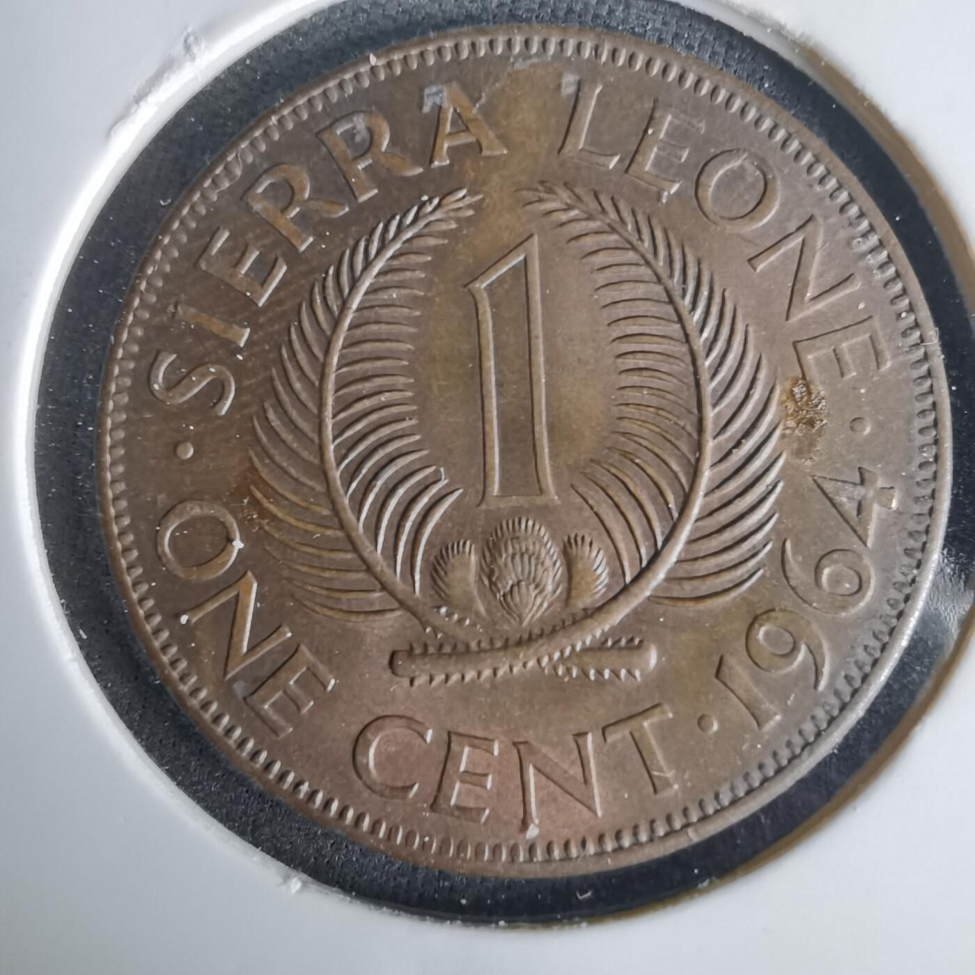 沼泽如烟--第1049场 塞拉利昂1964年一分