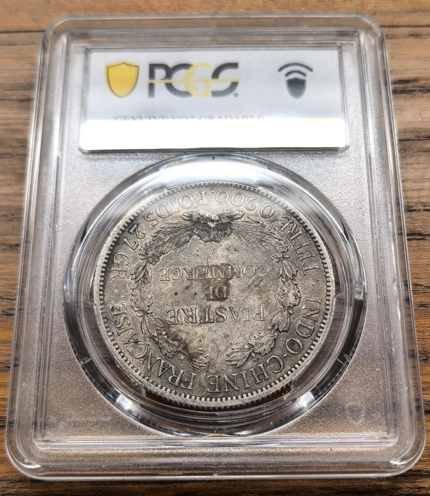 凡希社世界钱币微拍第三百二十二期 1900A法属印度支那皮亚斯特大银PCGS-XFD